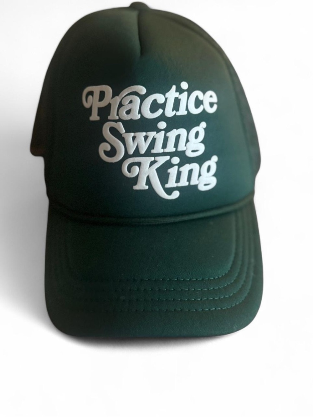 Practice Swing King Dark Green Baseball Cap